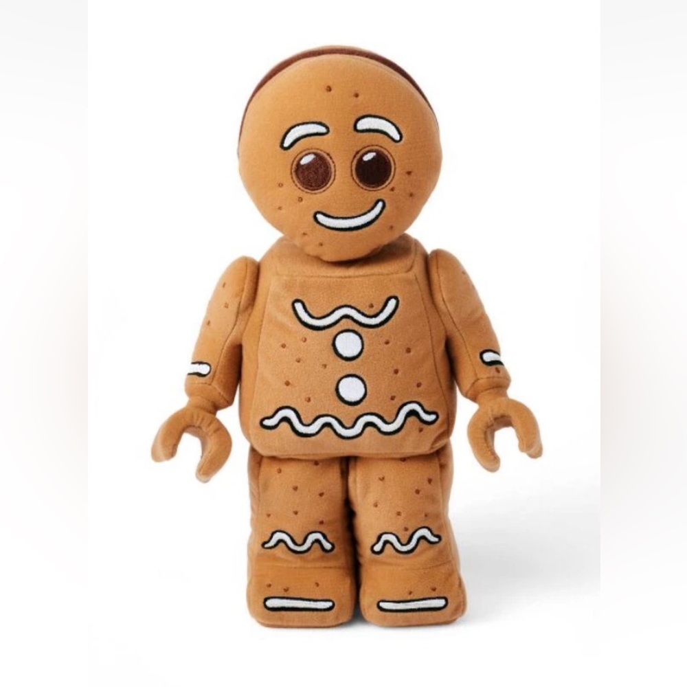 Lego Minifigure Gingerbread Man 12" Plush Character